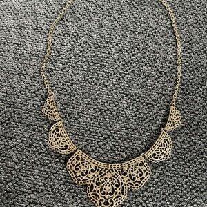 Intricate Gold Filigree Necklace